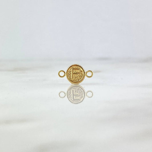 Herraje Letra F 0.35gr / 1.5cm / Oro Amarillo 18K ©