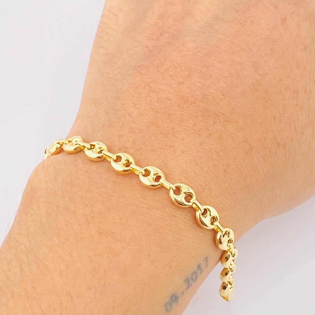 Pulso GC 3.75gr / 18cm / 5.4mm Oro Amarillo 18K * Pulso GC 3.75gr / 18cm / 5.4mm Oro Amarillo 18K *