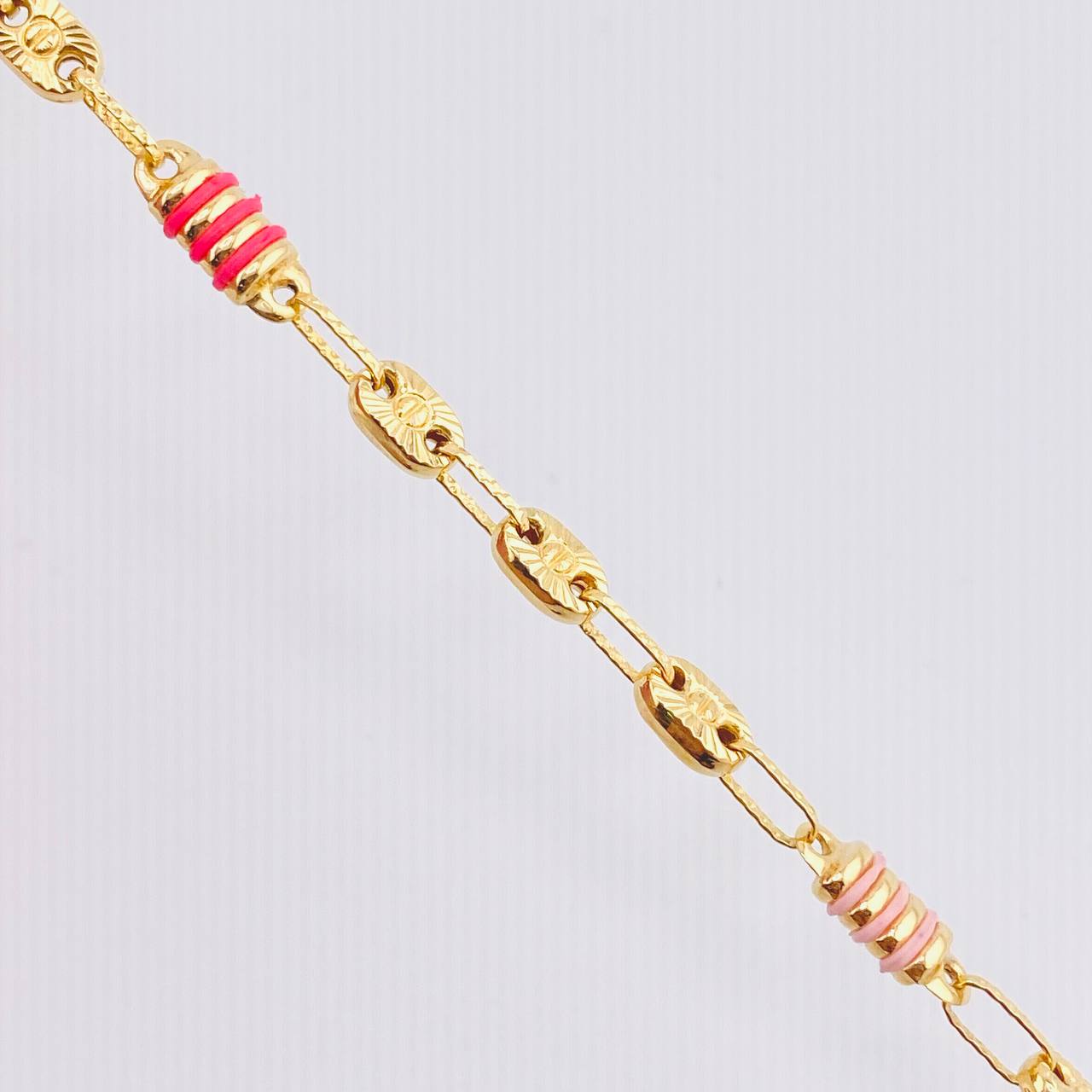 Cadena Rustica cauchos 12.9gr / 60cm / 5.1mm Oro Amarillo 18K * Cadena Rustica cauchos 12.9gr / 60cm / 5.1mm Oro Amarillo 18K *