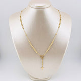 Rosario Virgen Milagrosa 6.7gr / 50cm / 3mm mm Oro Amarillo 18K * Rosario Virgen Milagrosa 6.7gr / 50cm / 3mm mm Oro Amarillo 18K *