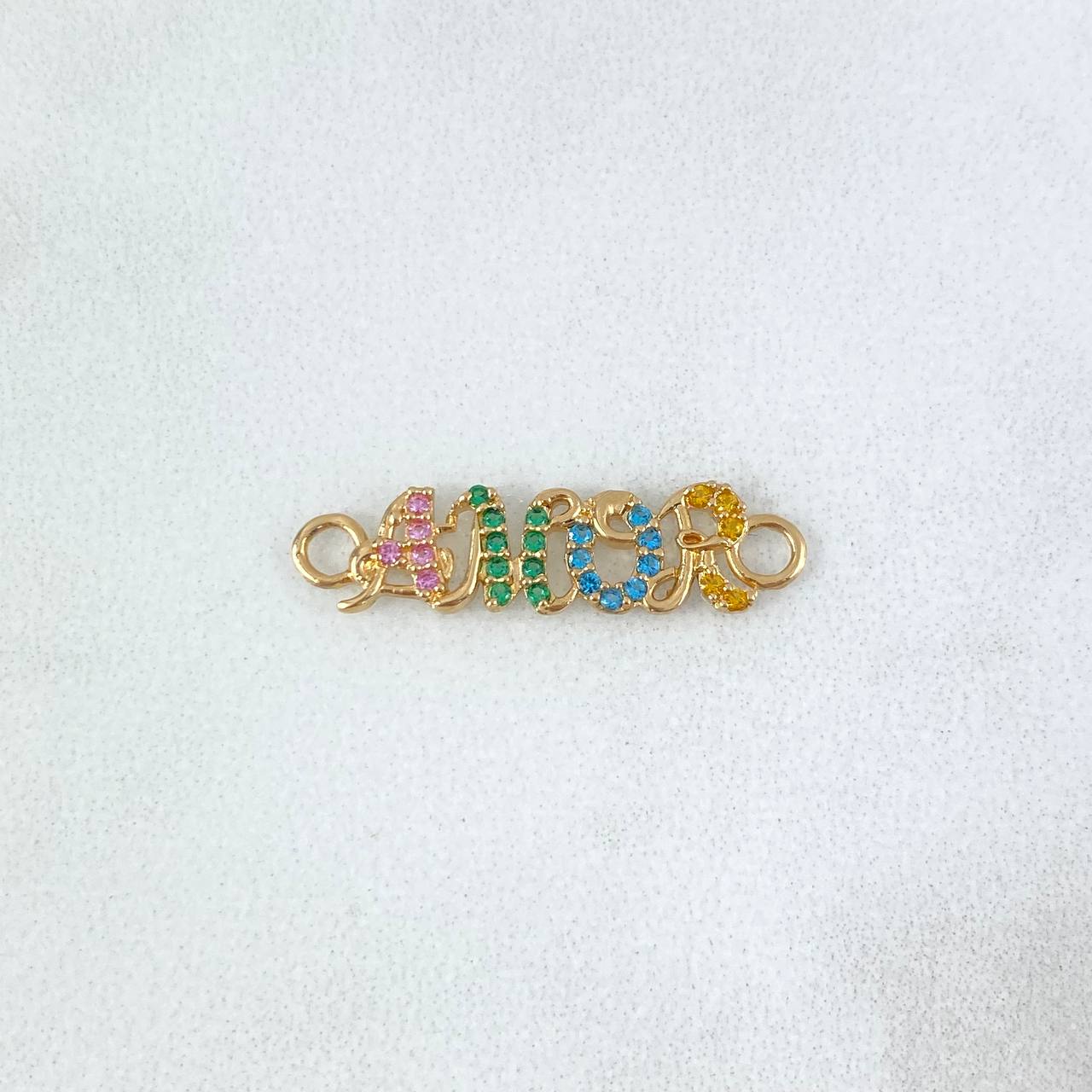Herraje Amor 0.9gr / 2.3cm / Circones Lilas-Verdes-Azul Celeste-Amarillos Oro Amarillo Herraje Amor 0.9gr / 2.3cm / Circones Lilas-Verdes-Azul Celeste-Amarillos Oro Amarillo