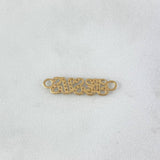 Herraje Jesus 0.95gr / 2.4cm / Circones Blancos Dos Oros Amarillo Blanco Herraje Jesus 0.95gr / 2.4cm / Circones Blancos Dos Oros Amarillo Blanco