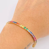 Pulso Tenis 13.75gr / 17.5cm / 3.5mm Oro Amarillo 18K * Pulso Tenis 13.75gr / 17.5cm / 3.5mm Oro Amarillo 18K *