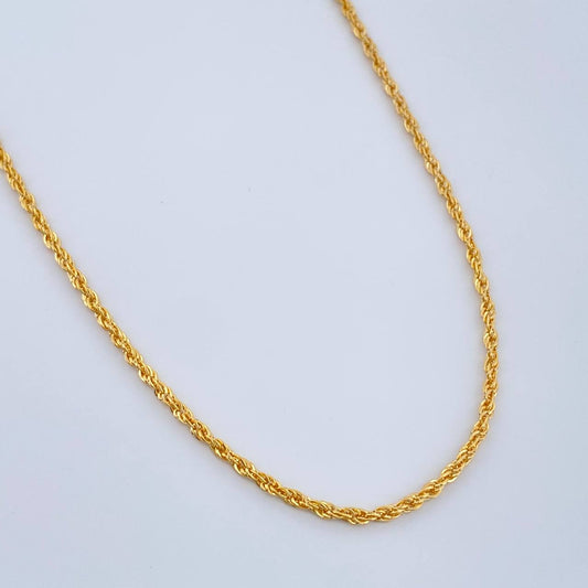 Cadena Lazo 0.85gr / 45cm / 1.2mm Oro Amarillo +3 18K %