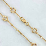 Cadena Cajón Espiral Corazones 10gr / 50cm / Oro Amarillo 18K © Cadena Cajón Espiral Corazones 10gr / 50cm / Oro Amarillo 18K ©