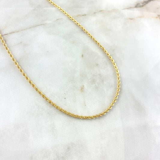 Cadena Lazo 1.85 g / 60.3 cm / 1.7 mm Oro Amarillo 18K