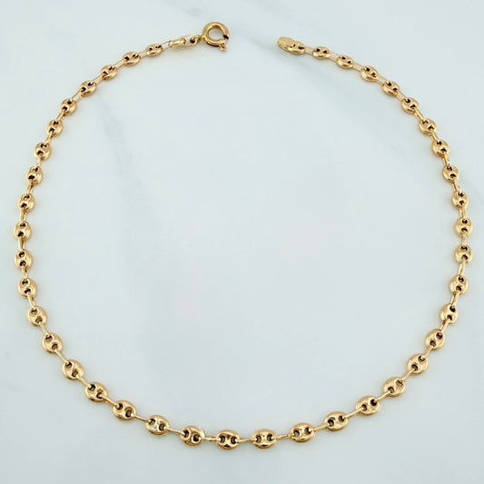 Tobillera Gc 2.8 g / 26.9 cm / 3.35 mm Oro Amarillo 18K