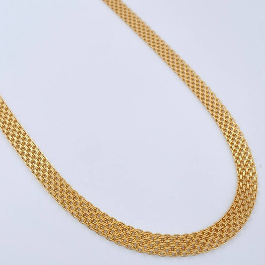 Cadena China 20.5gr / 60.5cm / 6.3mm Oro Amarillo +1 18K &