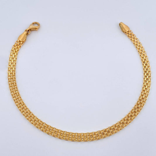 Pulso China 4.8gr / 19.5cm / 4.3mm Oro Amarillo +1 18K &