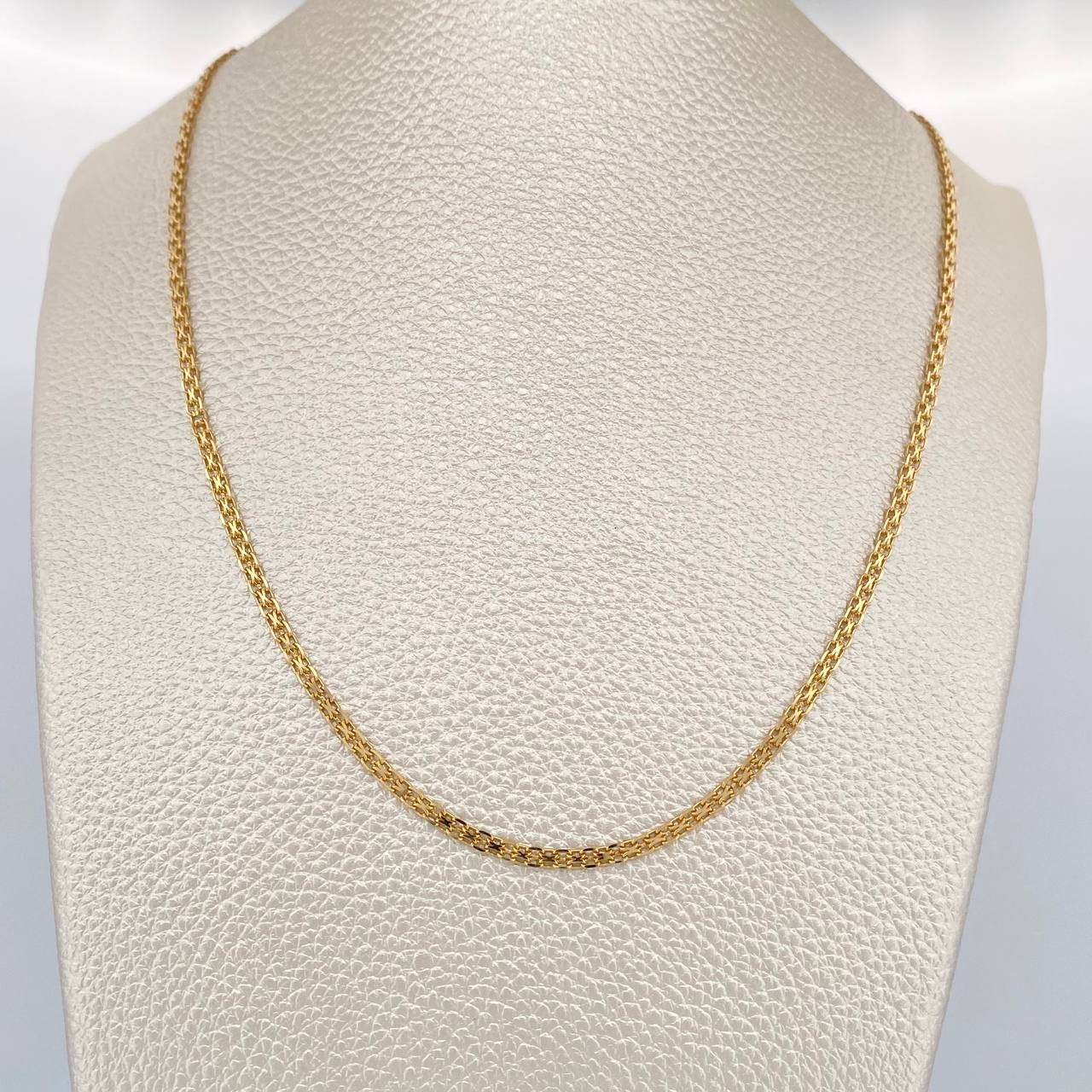 Cadena China 6.9gr / 60cm / 2.2mm Oro Amarillo +1 18K % Cadena China 6.9gr / 60cm / 2.2mm Oro Amarillo +1 18K %