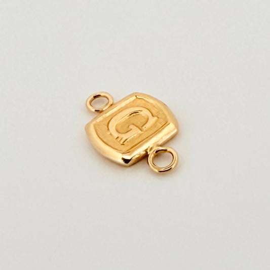 Herraje Letra G 0.3gr / 1.2cm / Oro Amarillo 18K *
