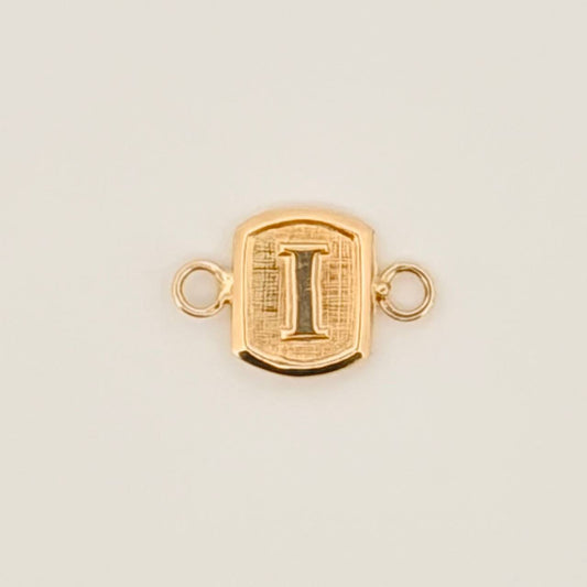 Herraje Letra I 0.3gr / 1.2cm / Oro Amarillo 18K