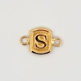 Herraje Letra S 0.3gr / 1.2cm / Oro Amarillo 18K Herraje Letra S 0.3gr / 1.2cm / Oro Amarillo 18K