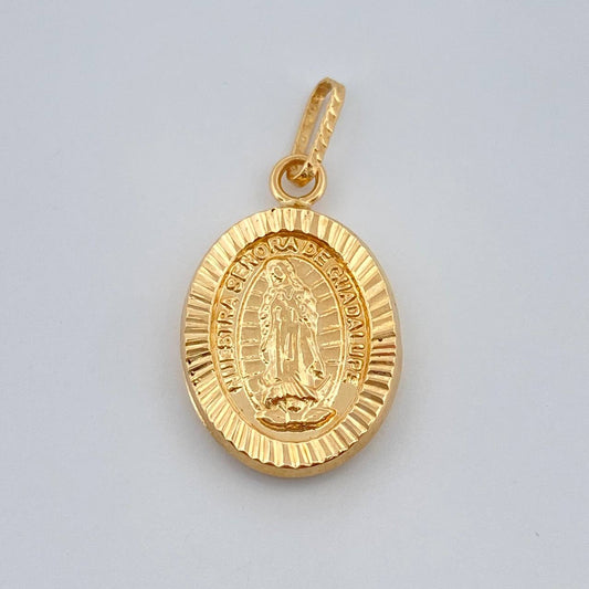 Dije Virgen Guadalupe 0.95gr / 2.5cm / Oro Amarillo 18K &