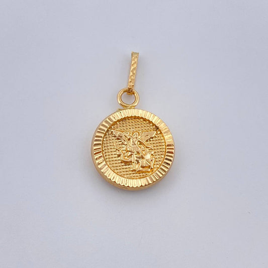 Dije San Miguel 0.85gr / 2.2cm / Oro Amarillo 18K &