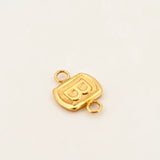 Herraje Letra B 0.3gr / 1.2cm / Oro Amarillo 18K © Herraje Letra B 0.3gr / 1.2cm / Oro Amarillo 18K ©
