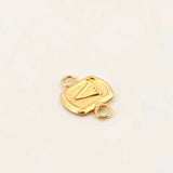 Herraje Letra V 0.3gr / 1.2cm / Oro Amarillo 18K © Herraje Letra V 0.3gr / 1.2cm / Oro Amarillo 18K ©