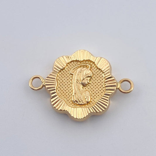 Herraje Virgen Maria 1.25gr / 2.1cm / Oro Amarillo 18K %
