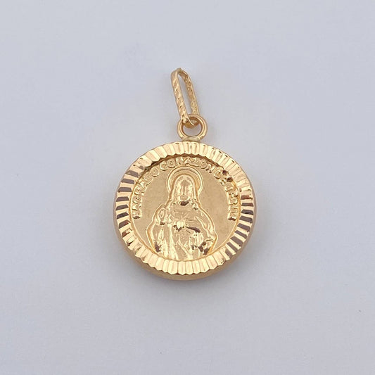 Dije Sagrado Corazon 1.3gr / 2.4cm / Oro Amarillo 18K %