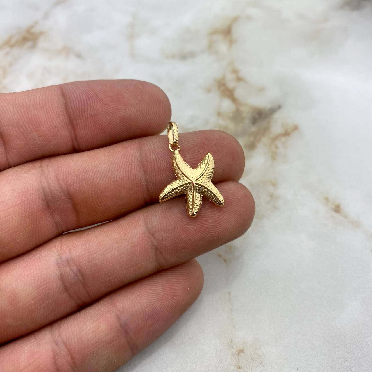 Dije Estrella De Mar 0.9gr / 2.4cm Troquelado Oro Amarillo Dije Estrella De Mar 0.9gr / 2.4cm Troquelado Oro Amarillo