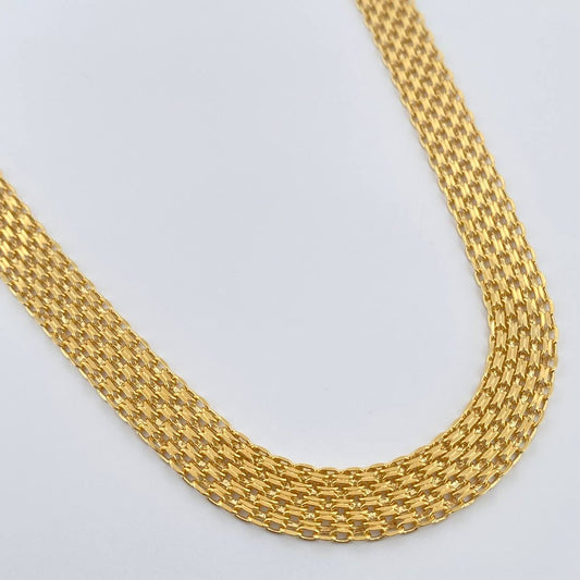 Cadena China 14.5gr / 60cm / 8.2mm Oro Amarillo +1 18K &
