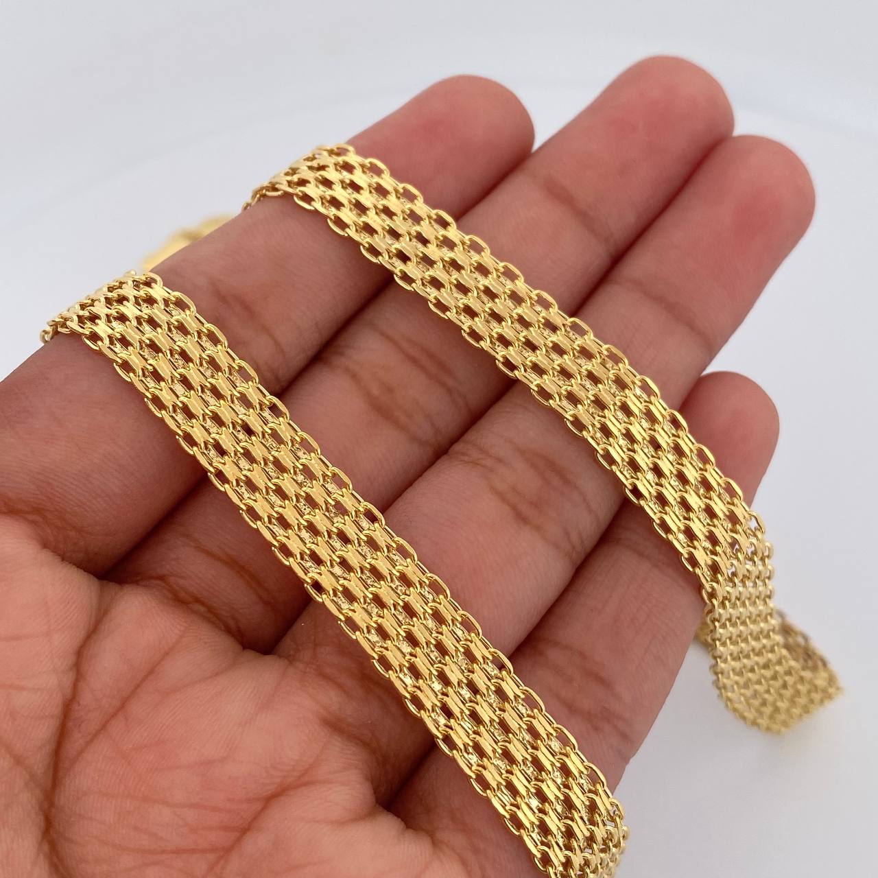 Cadena China 14.5gr / 60cm / 8.2mm Oro Amarillo +1 18K & Cadena China 14.5gr / 60cm / 8.2mm Oro Amarillo +1 18K &