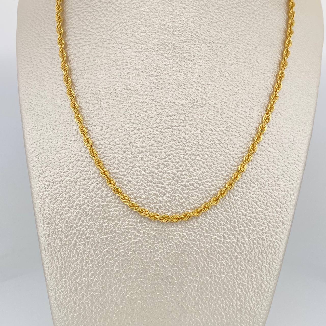 Cadena Lazo 4.95gr / 55.4cm / 3mm Oro Amarillo +3 18K % Cadena Lazo 4.95gr / 55.4cm / 3mm Oro Amarillo +3 18K %