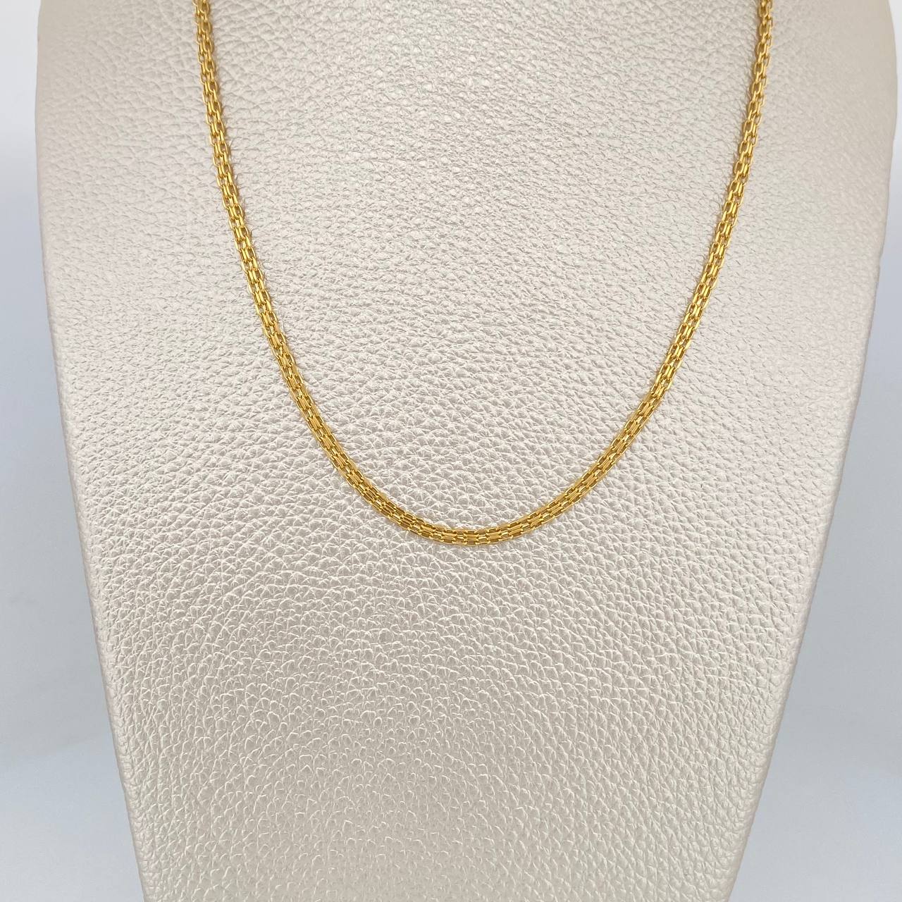 Cadena China 2.95gr / 50.3cm / 2mm Oro Amarillo +1 18K % Cadena China 2.95gr / 50.3cm / 2mm Oro Amarillo +1 18K %