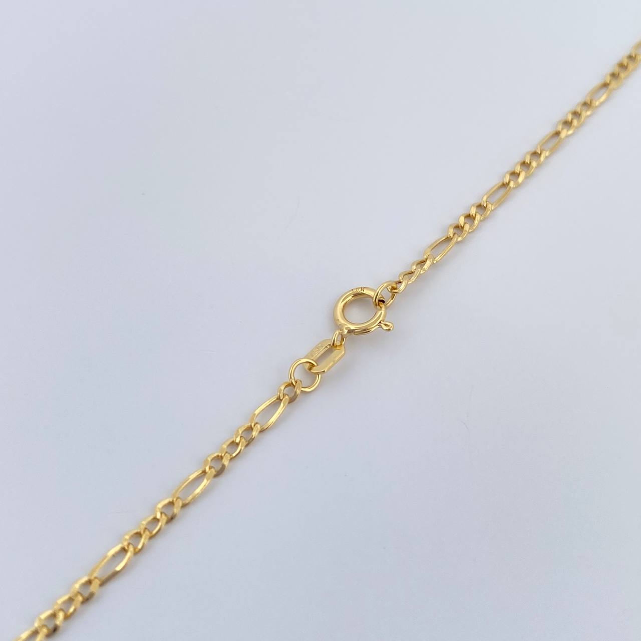Cadena Figaro 1.7gr / 45cm / 1.5mm Oro Amarillo +1 18K & Cadena Figaro 1.7gr / 45cm / 1.5mm Oro Amarillo +1 18K &