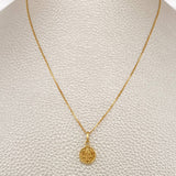 Set Cadena y Dije Veneciana + San Benito 1.75gr / 45cm / 0.7mm Oro Amarillo 18K (Oferta) % Set Cadena y Dije Veneciana + San Benito 1.75gr / 45cm / 0.7mm Oro Amarillo 18K (Oferta) %