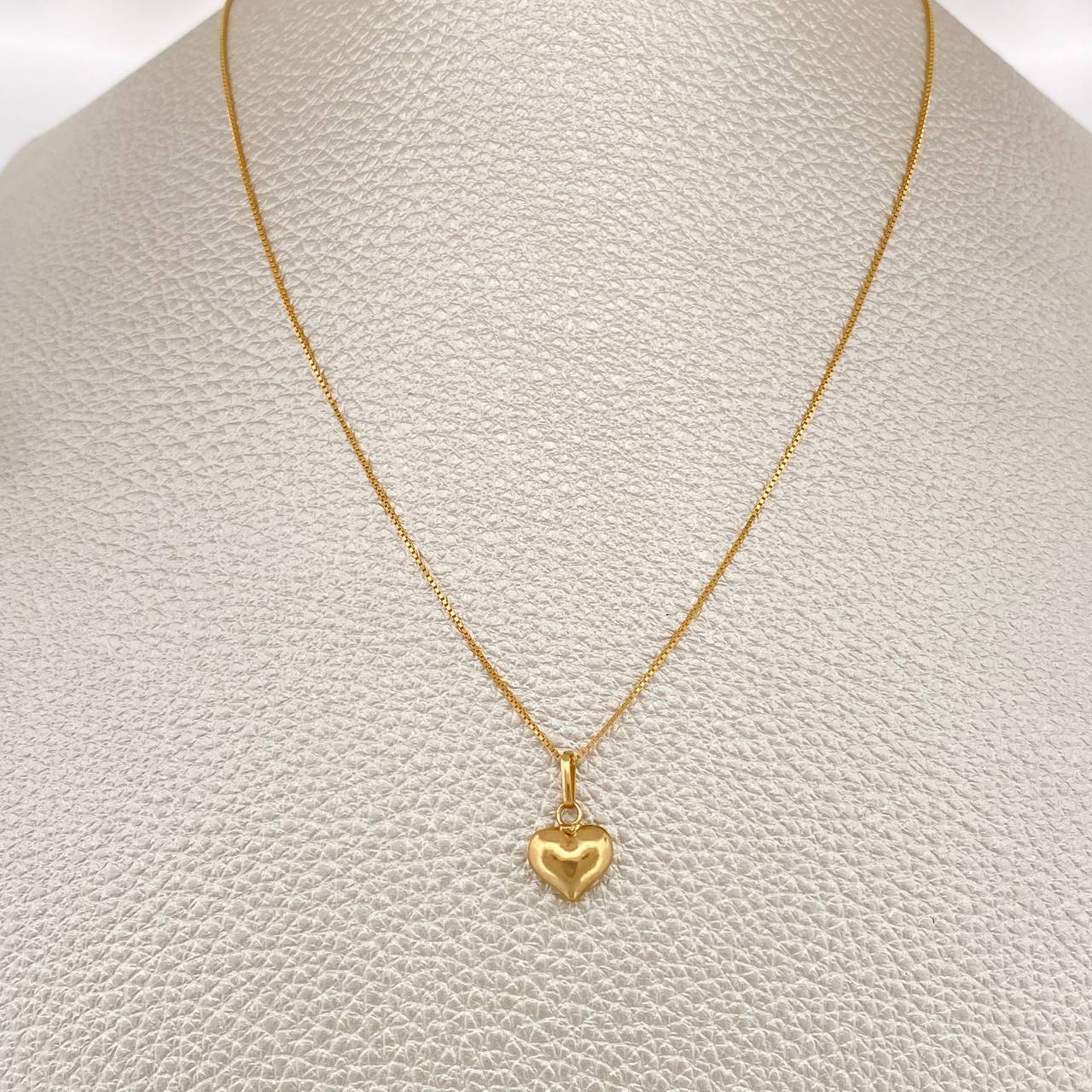 Set Cadena y Dije Veneciana + Corazon 1.6gr / 45cm / 0.5mm Oro Amarillo 18K (Oferta) % Set Cadena y Dije Veneciana + Corazon 1.6gr / 45cm / 0.5mm Oro Amarillo 18K (Oferta) %