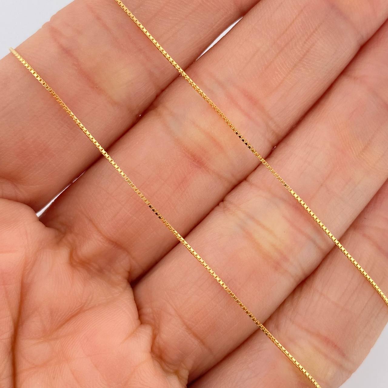Set Cadena y Dije Veneciana + Cruz 1.85gr / 46.5cm / 0.8mm Oro Amarillo 18K (Oferta) % Set Cadena y Dije Veneciana + Cruz 1.85gr / 46.5cm / 0.8mm Oro Amarillo 18K (Oferta) %