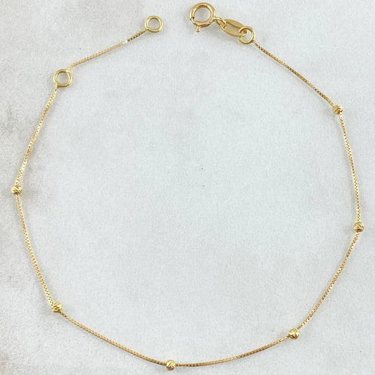 Pulso Veneciano 0.75gr / 17cm-19cm / Oro Amarillo Ita. Esp. 18K *