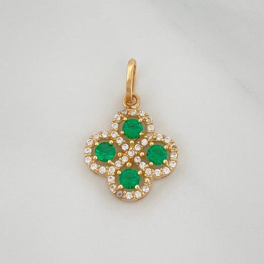 Dije Trebol 1.55 g / 2.2 cm Oro Amarillo 18K