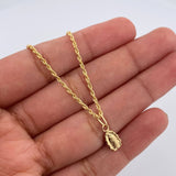 Set Cadena y Dije Lazo+ Virgen Guadalupe 1.4gr / 40.2cm / 1.4mm Oro Amarillo 18K (Oferta) $ Set Cadena y Dije Lazo+ Virgen Guadalupe 1.4gr / 40.2cm / 1.4mm Oro Amarillo 18K (Oferta) $