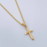 Set Cadena y Dije Lazo+Cruz 1.25gr / 40.1cm / 1.1mm Oro Amarillo 18K (Oferta) $ Set Cadena y Dije Lazo+Cruz 1.25gr / 40.1cm / 1.1mm Oro Amarillo 18K (Oferta) $