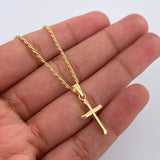 Set Cadena y Dije Lazo+Cruz 1.25gr / 40.1cm / 1.1mm Oro Amarillo 18K (Oferta) $ Set Cadena y Dije Lazo+Cruz 1.25gr / 40.1cm / 1.1mm Oro Amarillo 18K (Oferta) $