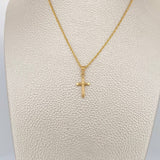 Set Cadena y Dije Lazo+Cruz 1.25gr / 40.1cm / 1.1mm Oro Amarillo 18K (Oferta) $ Set Cadena y Dije Lazo+Cruz 1.25gr / 40.1cm / 1.1mm Oro Amarillo 18K (Oferta) $