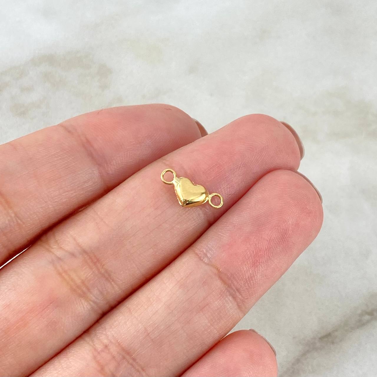 Herraje Corazón 0.2gr / 1cm / Oro Amarillo 18K © Herraje Corazón 0.2gr / 1cm / Oro Amarillo 18K ©
