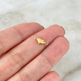 Herraje Corazón 0.2gr / 1cm / Oro Amarillo 18K © Herraje Corazón 0.2gr / 1cm / Oro Amarillo 18K ©