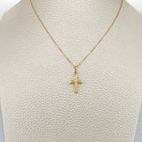 Set Cadena y Dije Veneciana+Cruz 1.35gr / 39.6cm / 0.45mm Oro Amarillo 18K (Oferta) $ Set Cadena y Dije Veneciana+Cruz 1.35gr / 39.6cm / 0.45mm Oro Amarillo 18K (Oferta) $