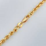 Cadena Lazo 14.95gr / 60.1cm / 3.65mm Oro Amarillo +3 18K $ Cadena Lazo 14.95gr / 60.1cm / 3.65mm Oro Amarillo +3 18K $