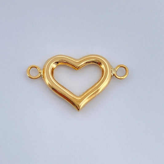 Herraje Corazón 0.45 g / 1.9 cm Oro Amarillo 18K