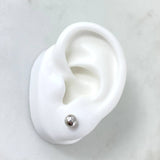 Topos Bola 0.7gr / 6mm Lisa Oro Blanco Topos Bola 0.7gr / 6mm Lisa Oro Blanco