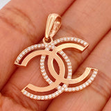 Dije Olas Cruzadas 3.5gr / 3.1cm / Oro Rosa 18K % Dije Olas Cruzadas 3.5gr / 3.1cm / Oro Rosa 18K %