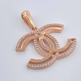 Dije Olas Cruzadas 3.5gr / 3.1cm / Oro Rosa 18K % Dije Olas Cruzadas 3.5gr / 3.1cm / Oro Rosa 18K %