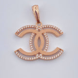 Dije Olas Cruzadas 3.5gr / 3.1cm / Oro Rosa 18K % Dije Olas Cruzadas 3.5gr / 3.1cm / Oro Rosa 18K %