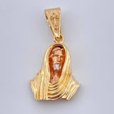 Dije Rostro Cristo 3.7gr / 3cm / Tres Oros 18K % Dije Rostro Cristo 3.7gr / 3cm / Tres Oros 18K %