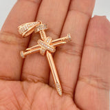 Dije Cruz Clavo 6.35gr / 5.4cm / Oro Rosa 18K % Dije Cruz Clavo 6.35gr / 5.4cm / Oro Rosa 18K %