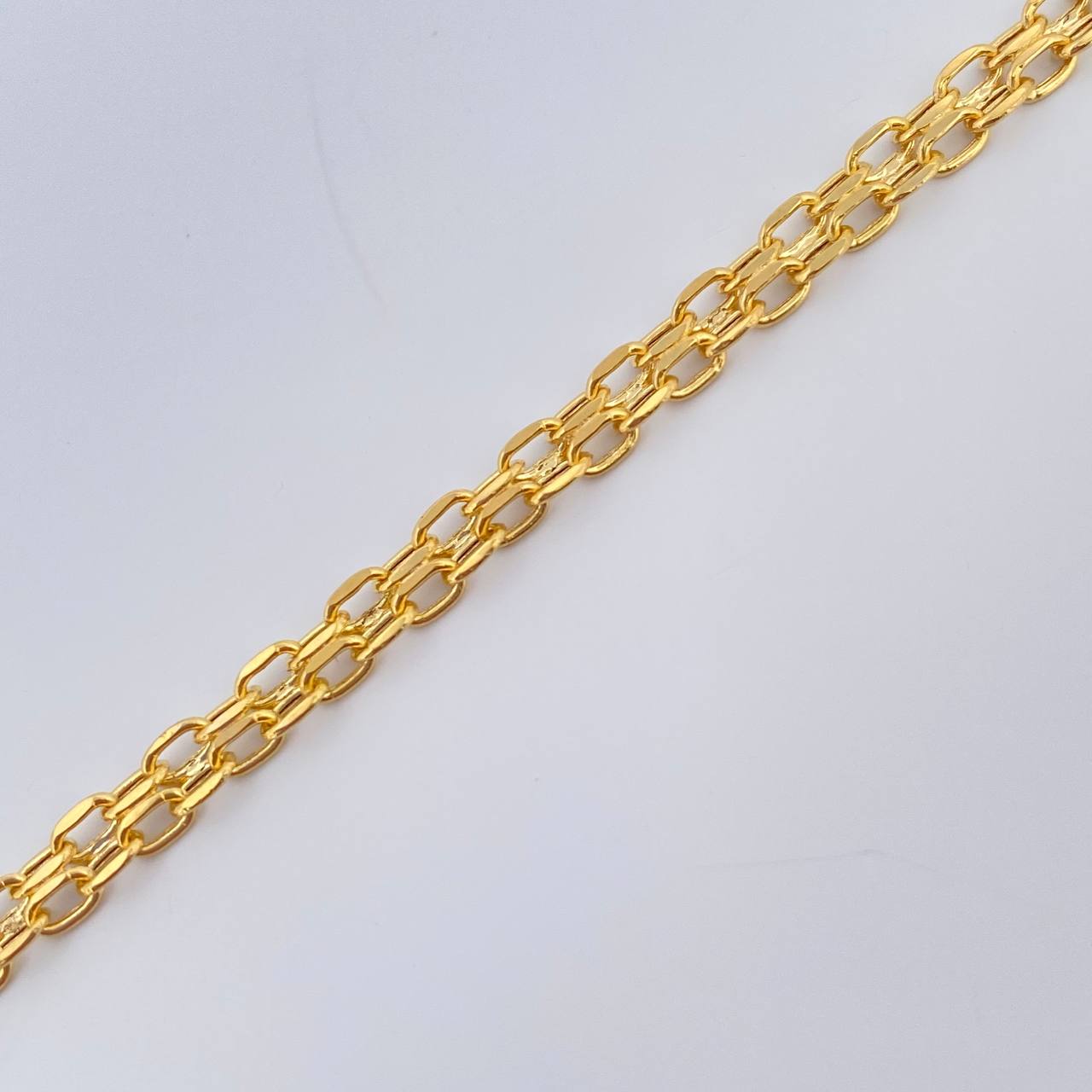 Pulso China 2.45gr / 16.2cm / 3.54mm Oro Amarillo +1 18K % Pulso China 2.45gr / 16.2cm / 3.54mm Oro Amarillo +1 18K %